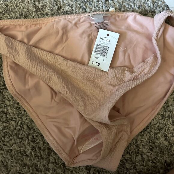 PQ NWT Swim Women's Pink Sands Basic Bikini Bottoms - L - Picture 3 of 3